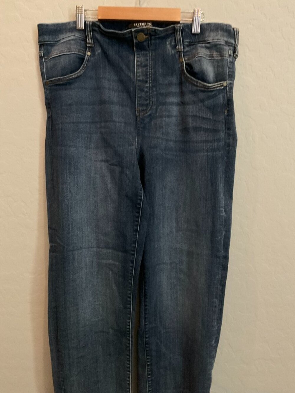 Liverpool The Slim Women's Jeans Medium Wash Size 16/33